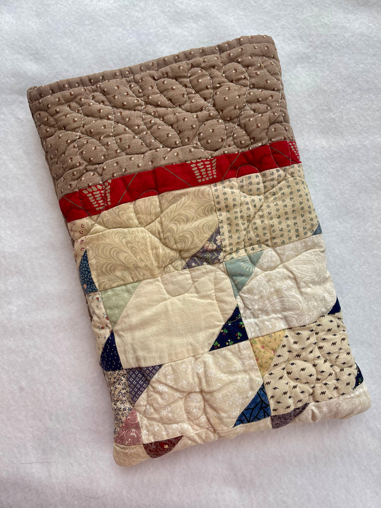 Salvaged Quilt Book Sleeve