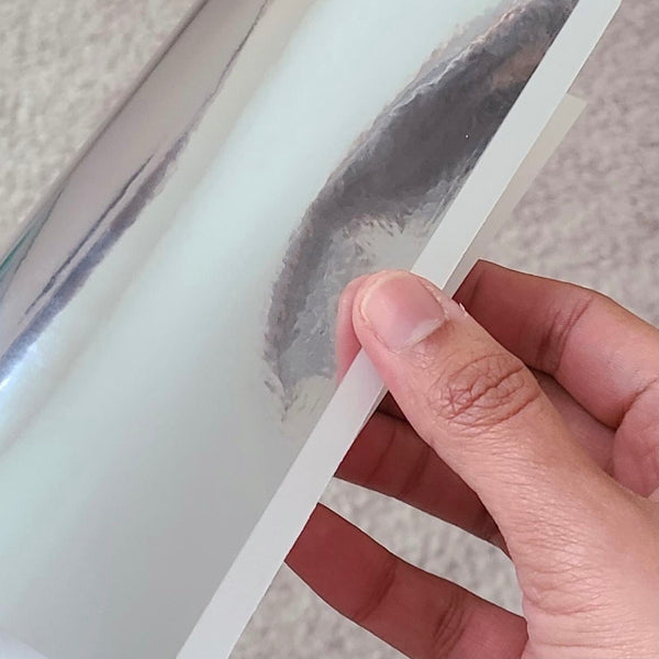 Silver Foil Sheets - Adhesive Backed