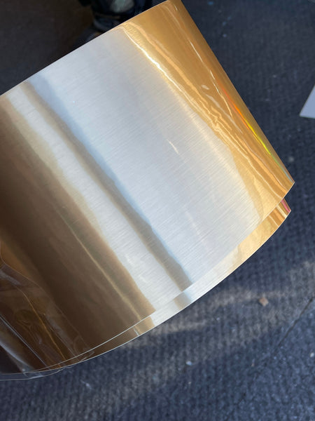 Matte Gold Foil Sheets - Adhesive Backed