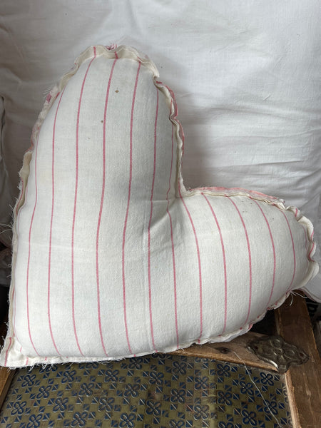 Vintage Cutter Quilt Heart Pillow