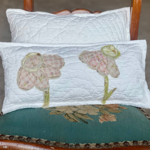 Pink Cone Flower Pillow