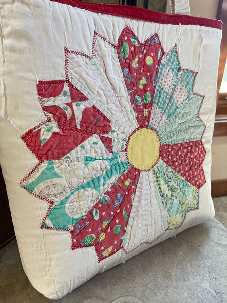 Vintage Quilt Tote - Medium