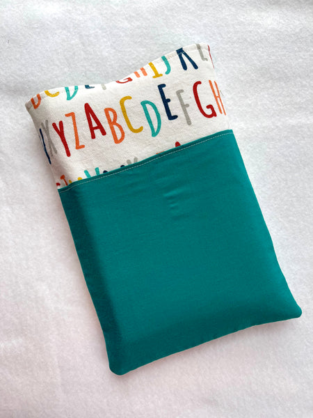 Funky Alphabet Book Sleeve w/ pocket