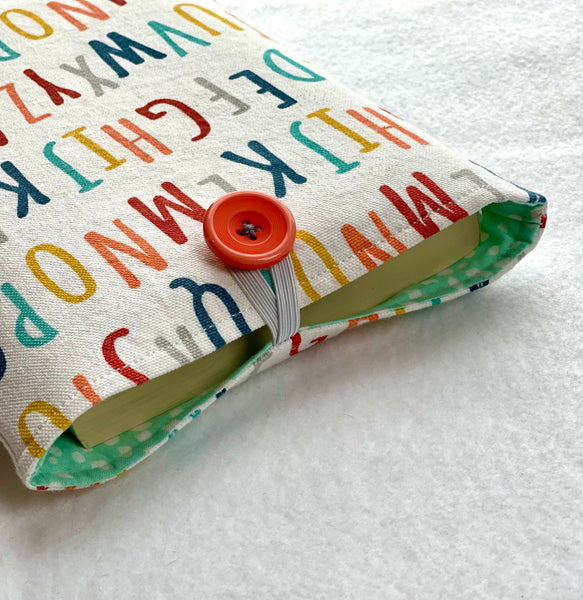 Funky Alphabet Book Sleeve w/ pocket