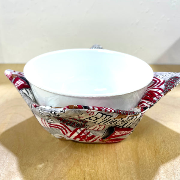 Wisconsin Badgers Bowl Cozy - 100% Microwave Safe
