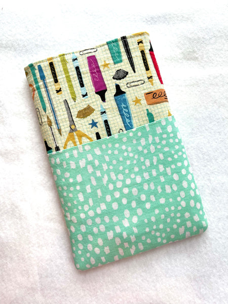 Artsy Book Sleeve w/ Pocket