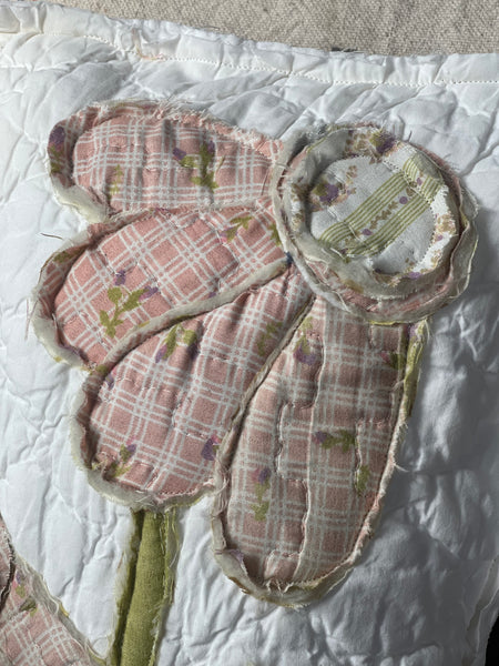 Pink Cone Flower Pillow