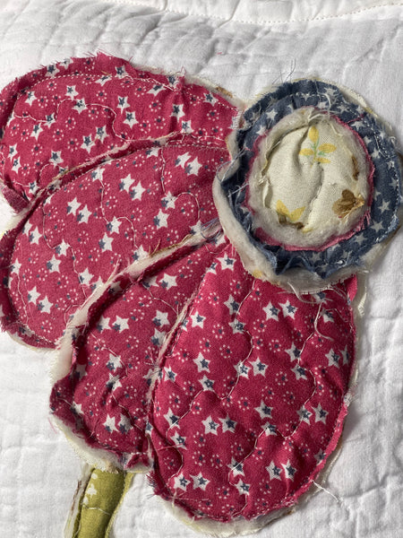 Red Cone Flower Pillow
