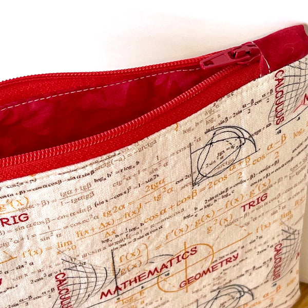 Math Mania Zip Pouch