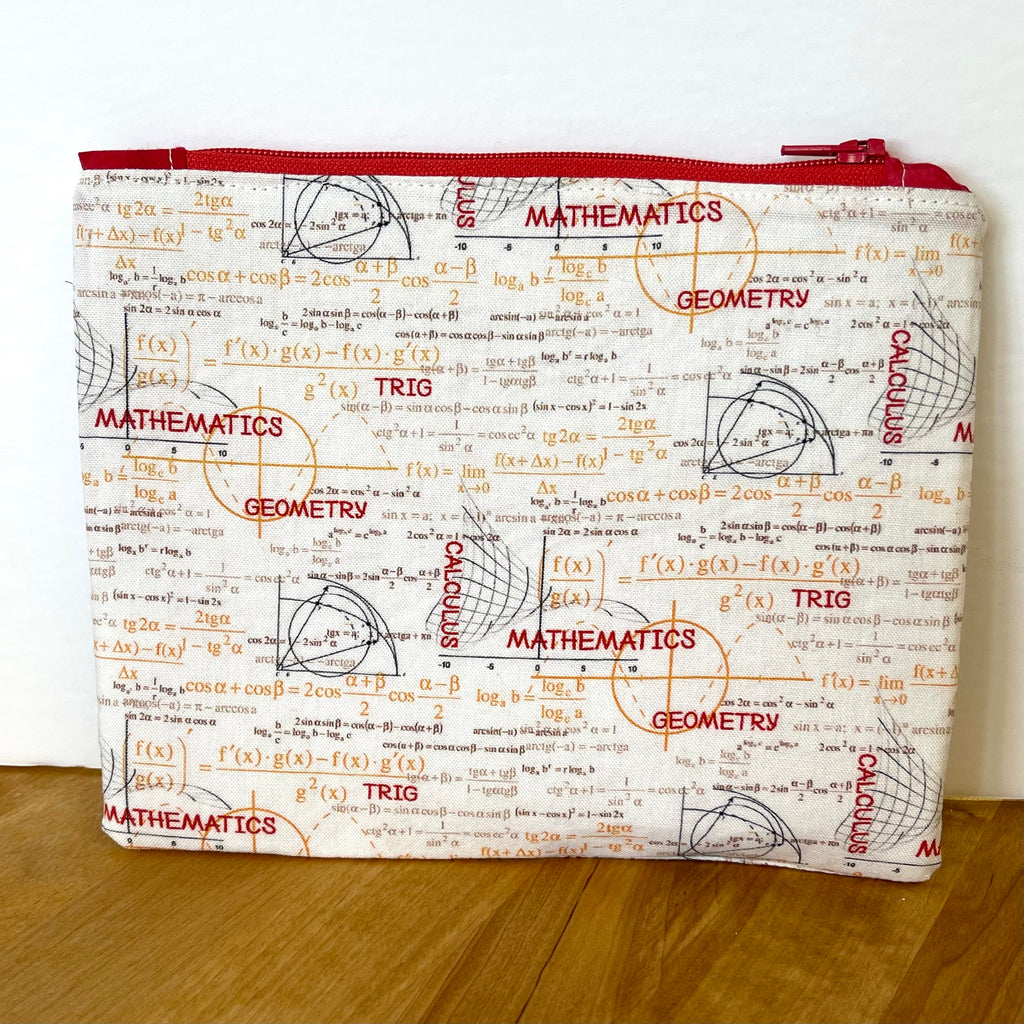 Math Mania Zip Pouch