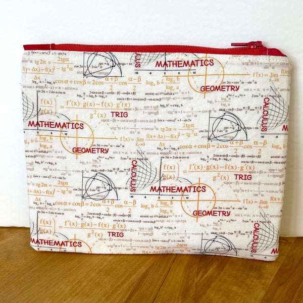 Math Mania Zip Pouch